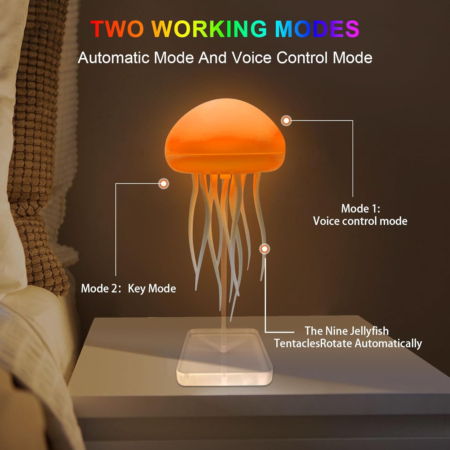 AquaNova Jelly Lamp™| Dive into a Magical Undersea Light Show - Decotogo.Shop