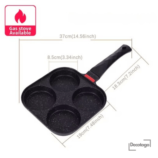 QuadChef™| The Ultimate 4 - Section Cooking Pan! - Decotogo.Shop